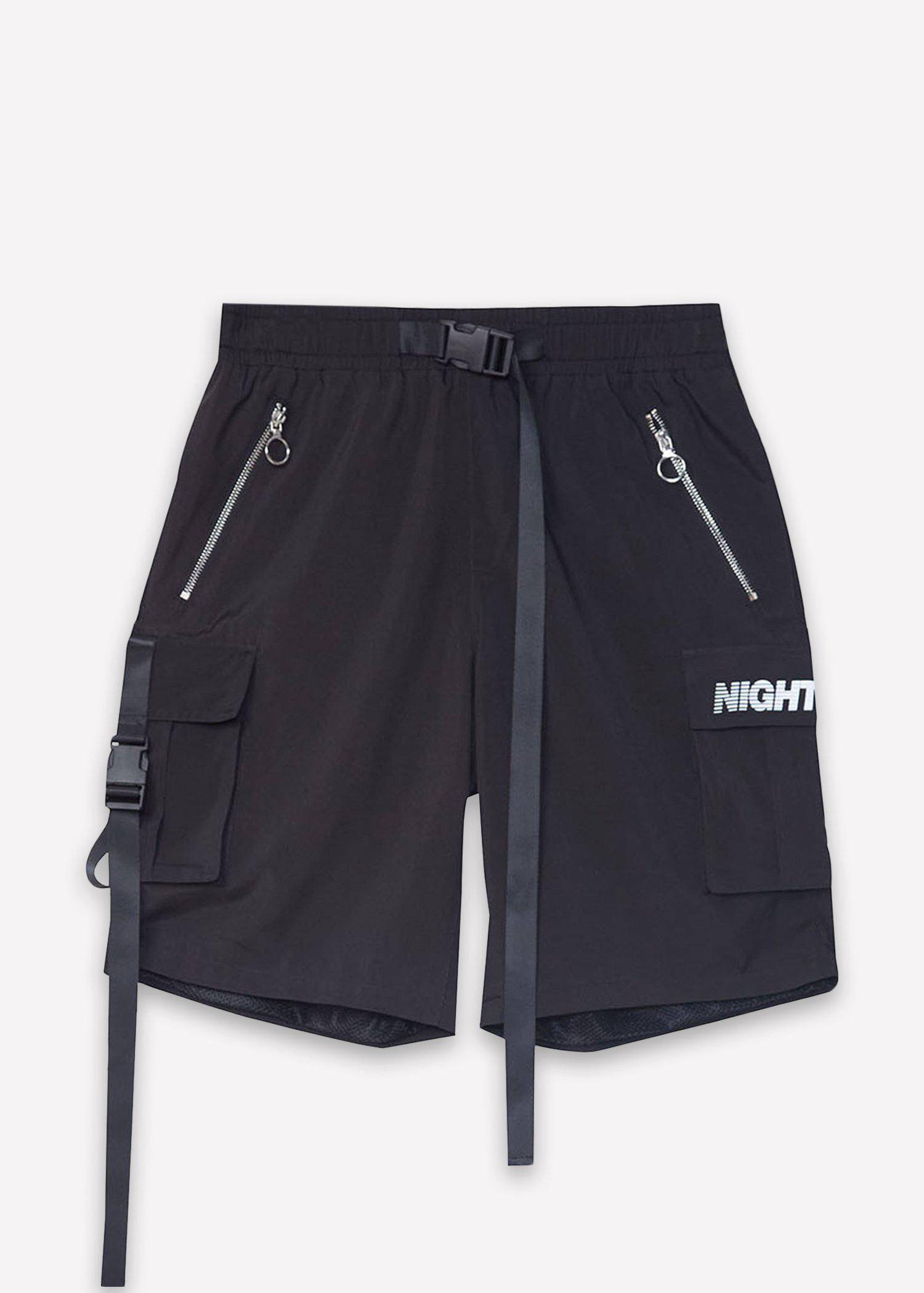 Konus Men's Cargo Shorts in Black