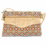 Natural Cork Messenger bag Criss Cross Compact Cork Sling-BAGD-244