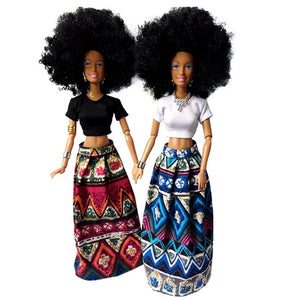 Hot Sale Fashion Baby Movable Joint African Doll