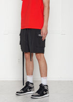 Konus Men's Cargo Shorts in Black