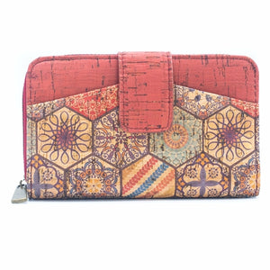 Colors cork Mini-Flap Printed Wallet –HY-009/10
