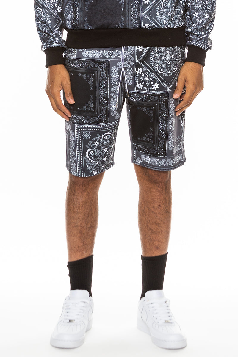 Paisley All Over Print Shorts