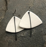 Handmade Hypoallergenic Lightweight Ceramic Statement Earrings -