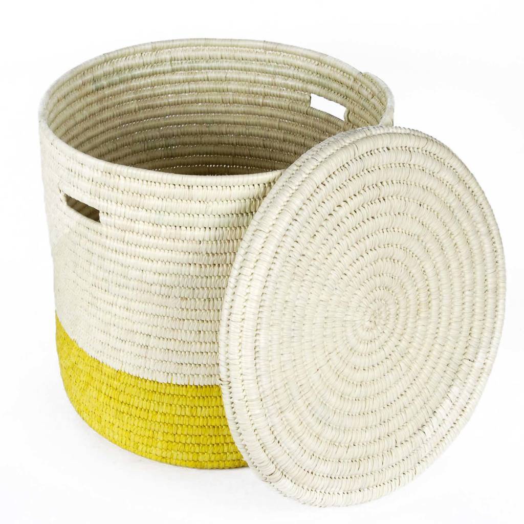 African Handcrafted Laundry Baskets / Traditional African Basket