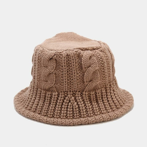 Fur Pompom Wool Winter Hat for Women Girls
