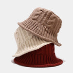 Fur Pompom Wool Winter Hat