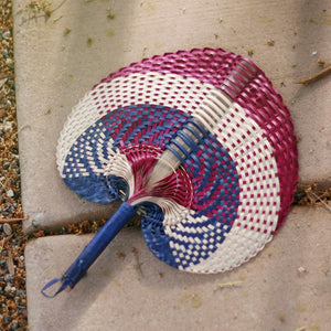 Beautiful Balinese Woven Hand Fan