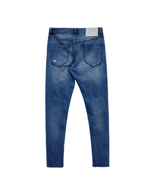 Konus Men's Rip and Repair Denim With Distress