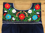 Elvira, Hand Embroidered Mexican Loose Dress