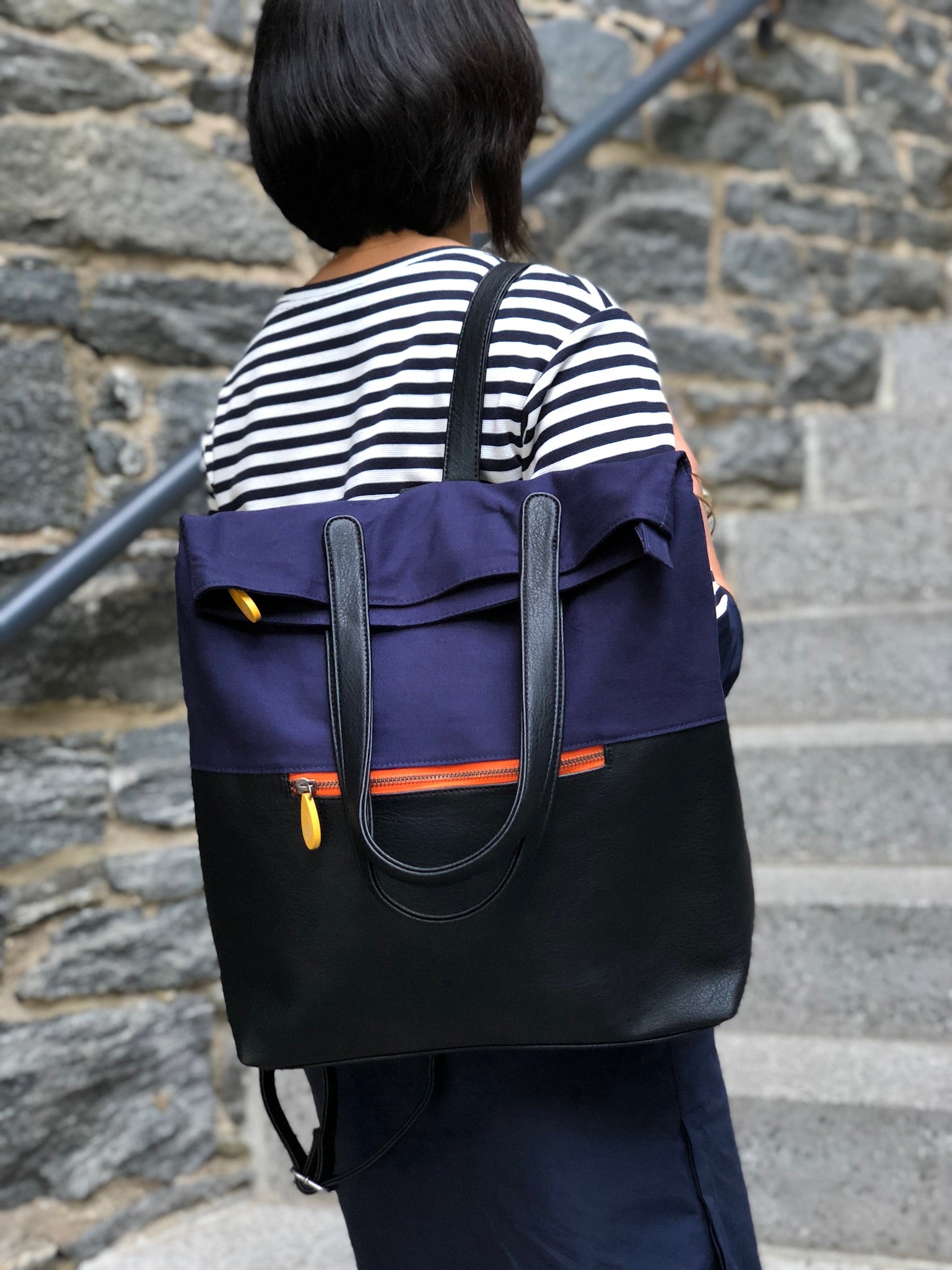 Greenpoint Convertible Backpack with Vegan Leather
