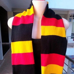 Vibrant Yarn multi colored handwoven scarf