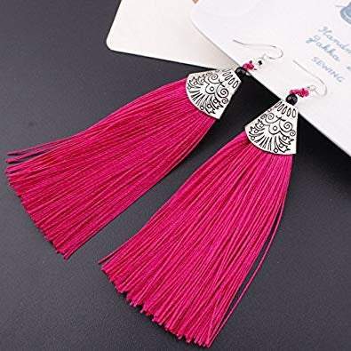 Beautiful Tassel Thread Earrings