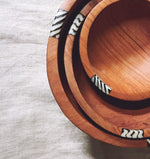 Set of Beautiful Hand curved African Olive Wood Salad fruit Bowl