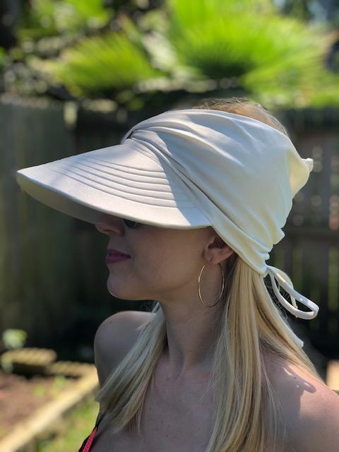 Elegant Visor Summer Hat with UV 50+ SPF