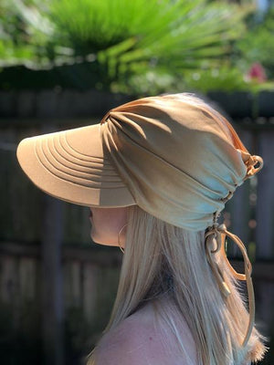 Elegant Visor Summer Hat with UV 50+ SPF