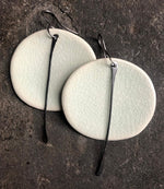 Handmade Hypoallergenic Lightweight Ceramic Statement Earrings - Large